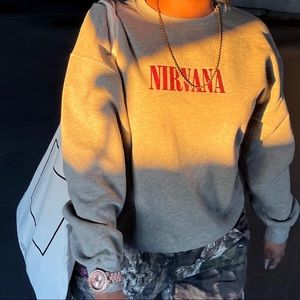 Nirvana crew neck sweat shirt
